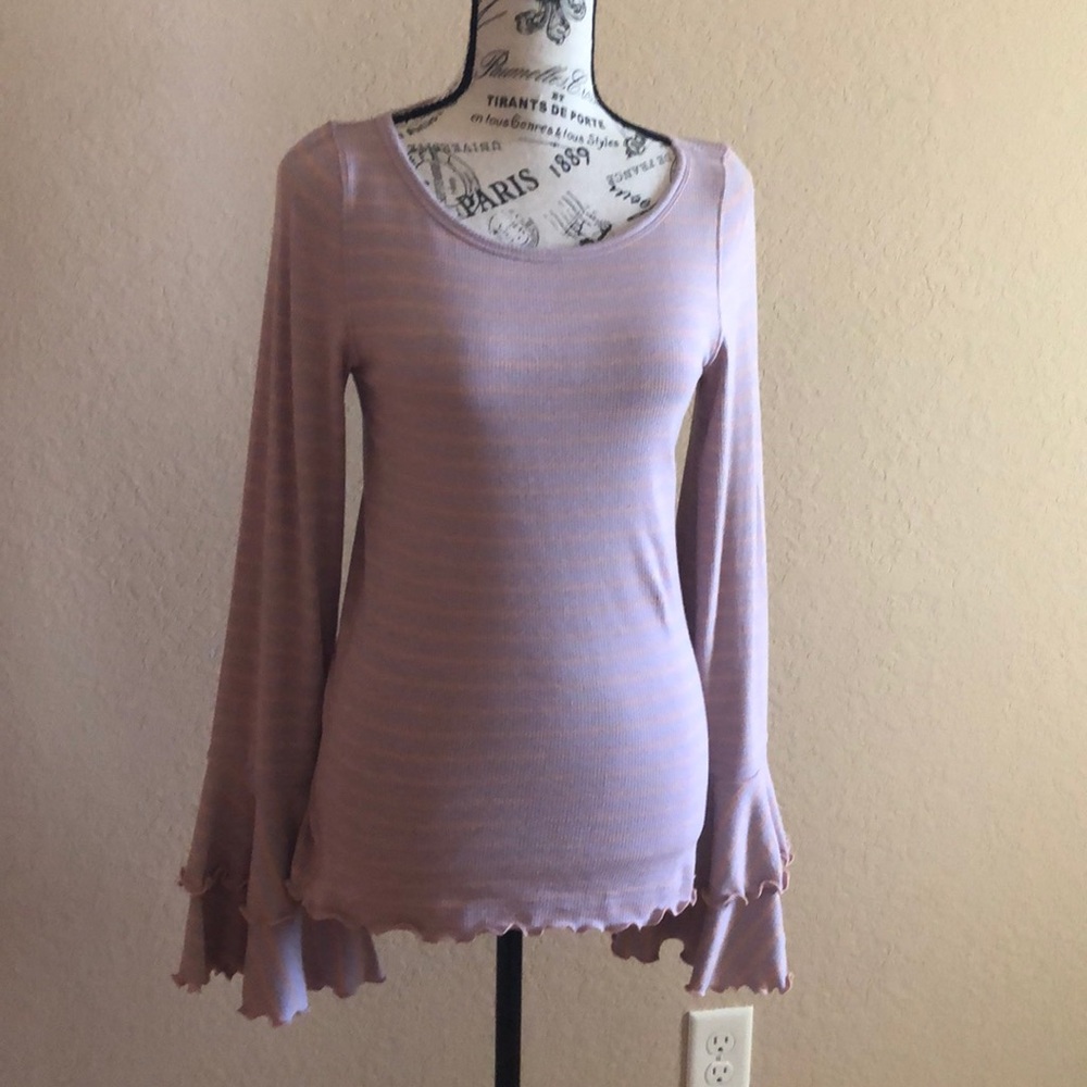 Knit blouse, medium free people, bell sleeves